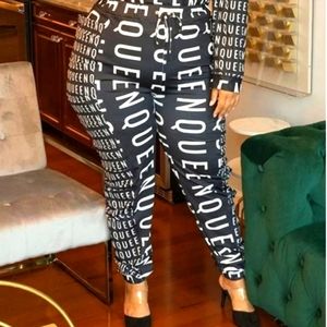 Sassy Jones Queen jogging pants 1x